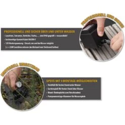 Heissner L433-00 LED Smart Light RGB Spot Mit 3 Watt, Silber -Poolwelt Verkauf 07 3