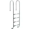 Waterman Poolleiter Edelstahl Für Tiefbecken Mit 150 Cm Höhe - Kompakt -Poolwelt Verkauf 2500811 Tiefbeckenleiter 4Stufen