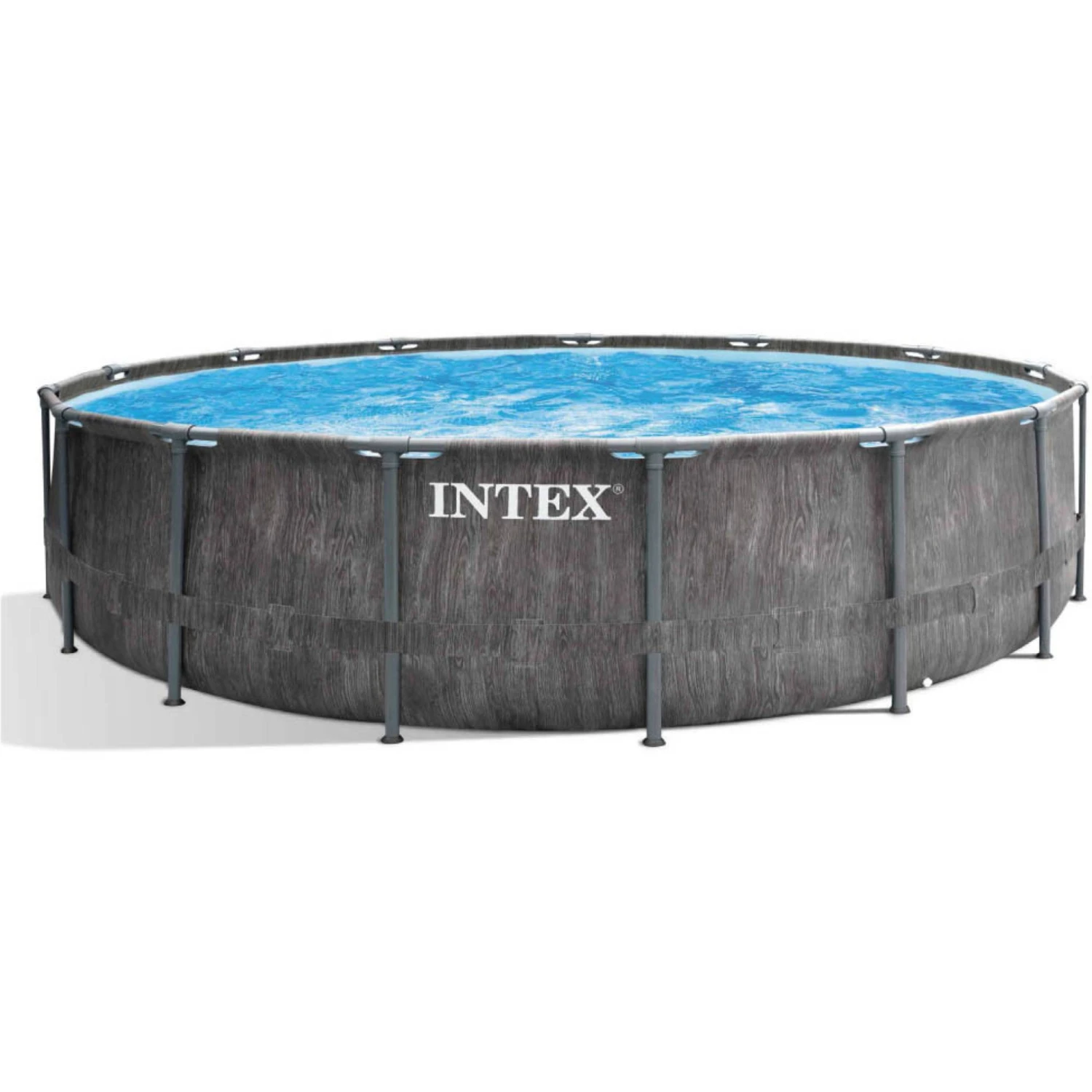 Intex Greywood Prism Frame Pool Set Rund 457 X 122 Cm (26742GN) 3 Intex Greywood Prism Frame Pool Set Rund 457 X 122 Cm (26742GN)