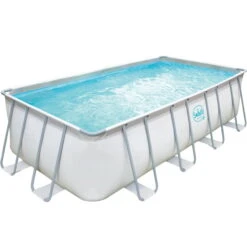 Polygroup Summer Waves Elite Frame Pool Hellgrau Rechteckig 549 X 274 X 132 Cm Solo (3000158) -Poolwelt Verkauf 3000158 1NEU