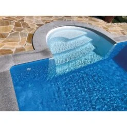 KWAD Styropor Pool De Luxe Komplettset 6,0 X 3,0 X 1,5m Mit 0,8 Mm Innenhülle Sand Inkl. Römertreppe -Poolwelt Verkauf 50122 Roemertreppe08302