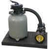 Sandfilteranlage 4 M³/h Pumpenleistung, 6-Wege-Ventil ,15kg Sand SF 128 -Poolwelt Verkauf 502010478 Sandfilteranlage SF128