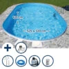 Stahlwandpool Set Oval Fererra 525x320x120 Cm, Stahl 0,6 Mm Weiß, Folie 0,6 Mm Blau, Einhängebiese 1 Stahlwandpool Set Oval Fererra 525x320x120 Cm, Stahl 0,6 Mm Weiß, Folie 0,6 Mm Blau, Einhängebiese -Poolwelt Verkauf 503010250VS Stahlwandpool Set Ovalform 525x320x120cm
