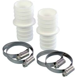 Waterman Schlauchverbinder Ø 32mm Auf 38mm, 2 Er Pack Inkl. Schlauchklemmen 2x Tüllen 38/32 Mm, + 4 Schellen -Poolwelt Verkauf 509000218 Schlauchverbinder 32mm auf 38mm 04
