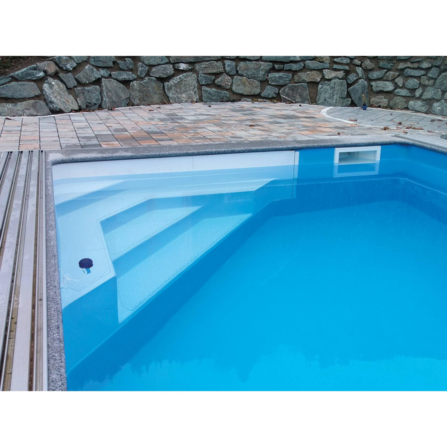 KWAD Styropor Pool De Luxe Komplettset 7,0 X 3,5 X 1,5m Mit 0,8 Mm Innenhülle Sand Inkl.Ecktreppe Rechts 4 KWAD Styropor Pool De Luxe Komplettset 7,0 X 3,5 X 1,5m Mit 0,8 Mm Innenhülle Sand Inkl.Ecktreppe Rechts – Bild 2