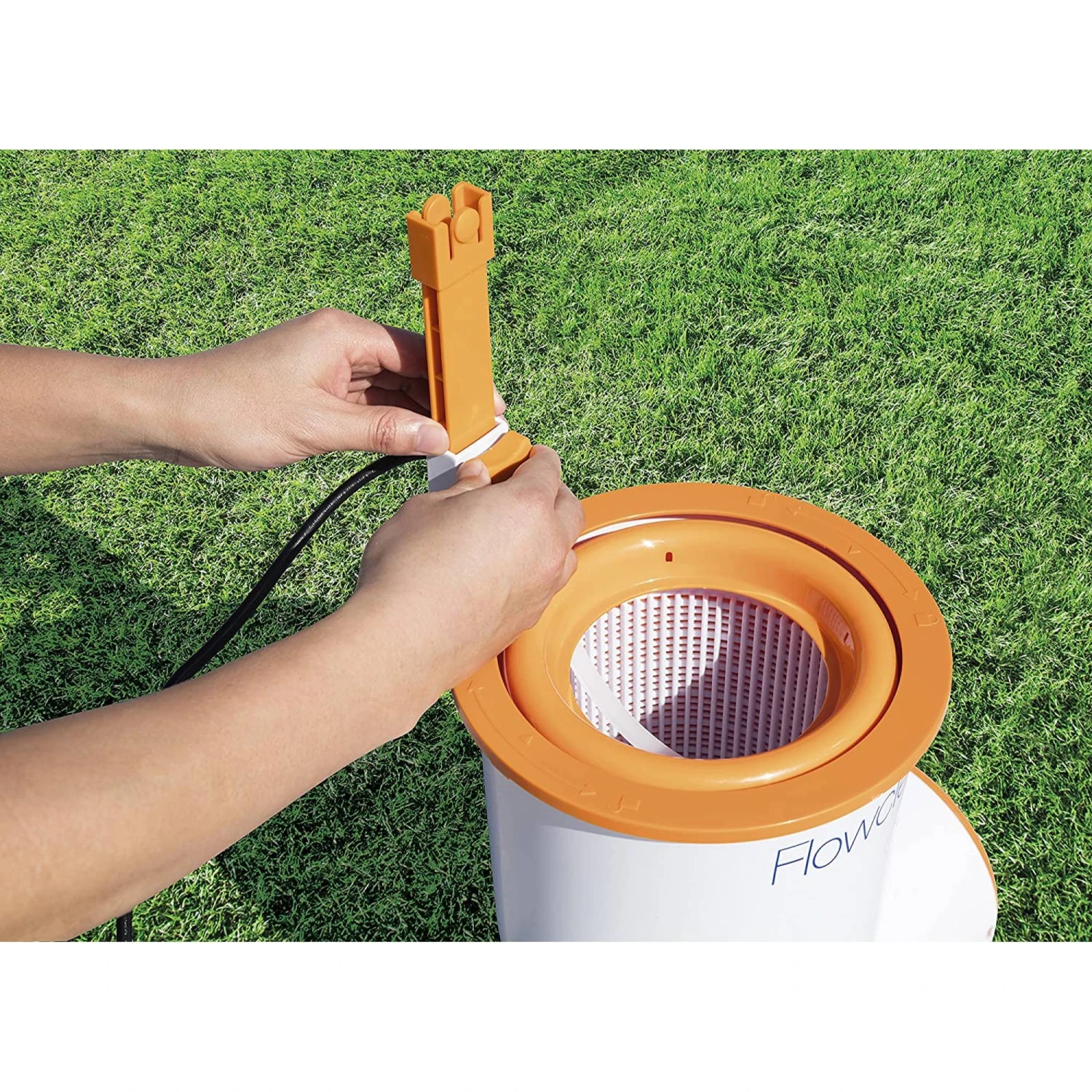 Bestway 58462 Einhängefilter Flowclear Skimatic, Umwälzvolumen 2.500 L/h, (Kartusche 58012) – Bild 8