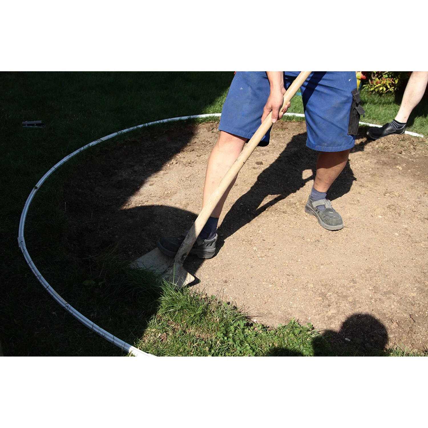 Waterman Stahlwandpool Rund 460x120cm, Stahl 0,45mm Steinoptik, Folie 0,3mm Blau, Overlap 5 Waterman Stahlwandpool Rund 460x120cm, Stahl 0,45mm Steinoptik, Folie 0,3mm Blau, Overlap – Bild 3