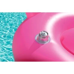 Bestway Riesen Flamingo Schwimmtier 191x178 Cm Zum Aufblasen -Poolwelt Verkauf Bestway Flamingo gross zum aufblasen detail Getraenkehalter