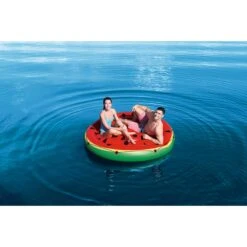 Bestway Watermelon Island Badeinsel Ø 188 Cm -Poolwelt Verkauf Bestway schwimmende Melone zum aufblasen mit paar