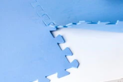 Polygroup Summer Waves Frame Pool Set - Blauer Rechteckiger Pool, 4,88 X 2,44 X 1,07m, Inklusive Zubehör Bodenschutzmatten Blau 4mm -Poolwelt Verkauf Bodenschutzmatte blau detail heissner