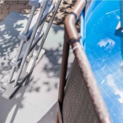 SUMMER FUN Bodenschutzmatten, Grau, 500x500x8mm (8 Stück Im Set = 2qm) -Poolwelt Verkauf Bodenschutzmatte grau stibi anwendung2 1