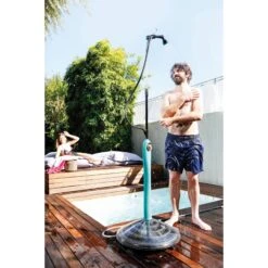 Dusche Sunny Style Premium 8l, Aquamarin -Poolwelt Verkauf Dusche Sunny Premium Seite n