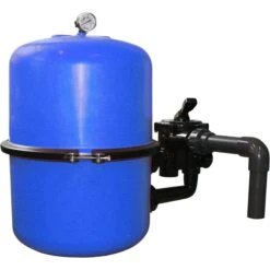 Waterman Filterkessel D 400 Mm Aus PP, Hellblaugeteilt, Inkl. Manometer