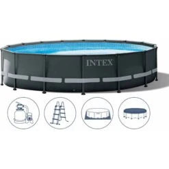 Intex Ultra XTR Frame Pool Set Rund 488 X 122 M (26326GN)