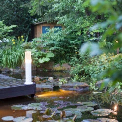 Heissner L477-00 Teichufer Und Poolrand Lampe 3 Watt Weiß -Poolwelt Verkauf L473 00 L477 00 Gartenlampe 03