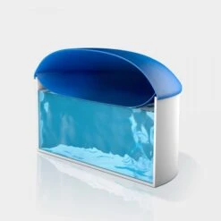 Waterman Luftkissen Poolabdeckung Aufblasbare Abdeckplane Rund Ø 5 M Grau/innen Beige Mit Ösen Und Kordelzug -Poolwelt Verkauf Luftkissen Abdeckplane 04 5