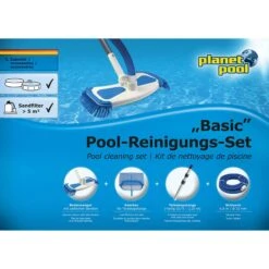 PLANET POOL Pool-Reinigungsset Groß -Poolwelt Verkauf Planet Pool Reinigungs Set Basic Verpackung