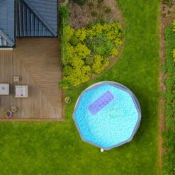 Stahlwandpool Rund Classic 350x120 Cm, Stahl 0,4 Mm Anthrazit, Folie 0,3 Mm Blau, Overlap -Poolwelt Verkauf Planet Pool Stahlwandpool Classic anthrazit blau MS 08