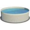 Waterman Stahlwandpool Rund 450x120 Cm, Stahl 0,4 Mm Weiß, Folie 0,3 Mm Sand, Overlap -Poolwelt Verkauf Planet Pool Stahlwandpool weiss sand weiss overlap OS 01
