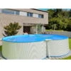 Stahlwandpool Achtform 650x420x120 Cm, Stahl 0,4 Mm Weiß, Folie 0,4 Mm Blau, Einhängebiese -Poolwelt Verkauf S81009MSVS S81010MSVS S8140MSVS Stahlwandbecken Achtform Weiss Blau 01