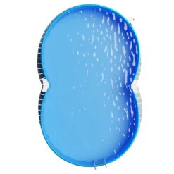 Stahlwandpool Achtform 540x350x120 Cm, Stahl 0,4 Mm Weiß, Folie 0,4 Mm Blau, Einhängebiese -Poolwelt Verkauf S81009MSVS S81010MSVS S8140MSVS Stahlwandbecken Achtform Weiss Blau 09 1