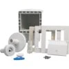 Einbauskimmer Komplett Set Mit Rücklaufdüse, Dichtung Und Teflonband 2 Einbauskimmer Komplett Set Mit Rücklaufdüse, Dichtung Und Teflonband -Poolwelt Verkauf Standard Einbauskimmer weiss 65
